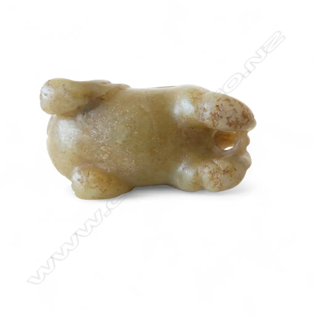 Ming Dynasty 1368-1644 jade Pixiu figure, Image 1++